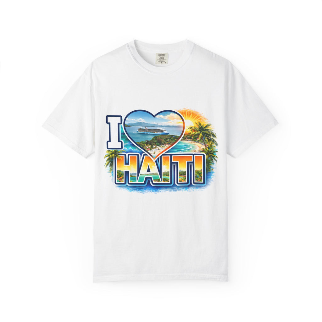 I Heart Haiti T-Shirt — Tropical Beach Vacation Souvenir