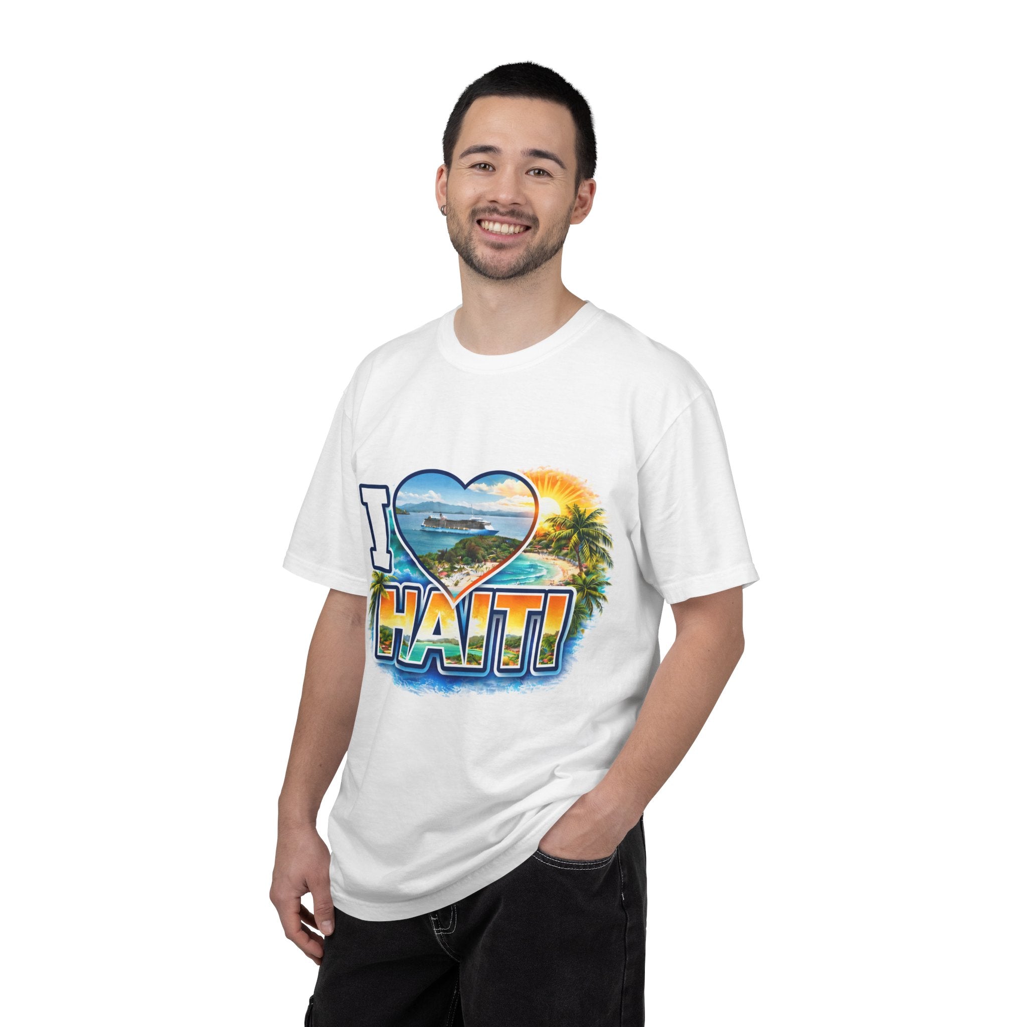 I Heart Haiti T-Shirt — Tropical Beach Vacation Souvenir