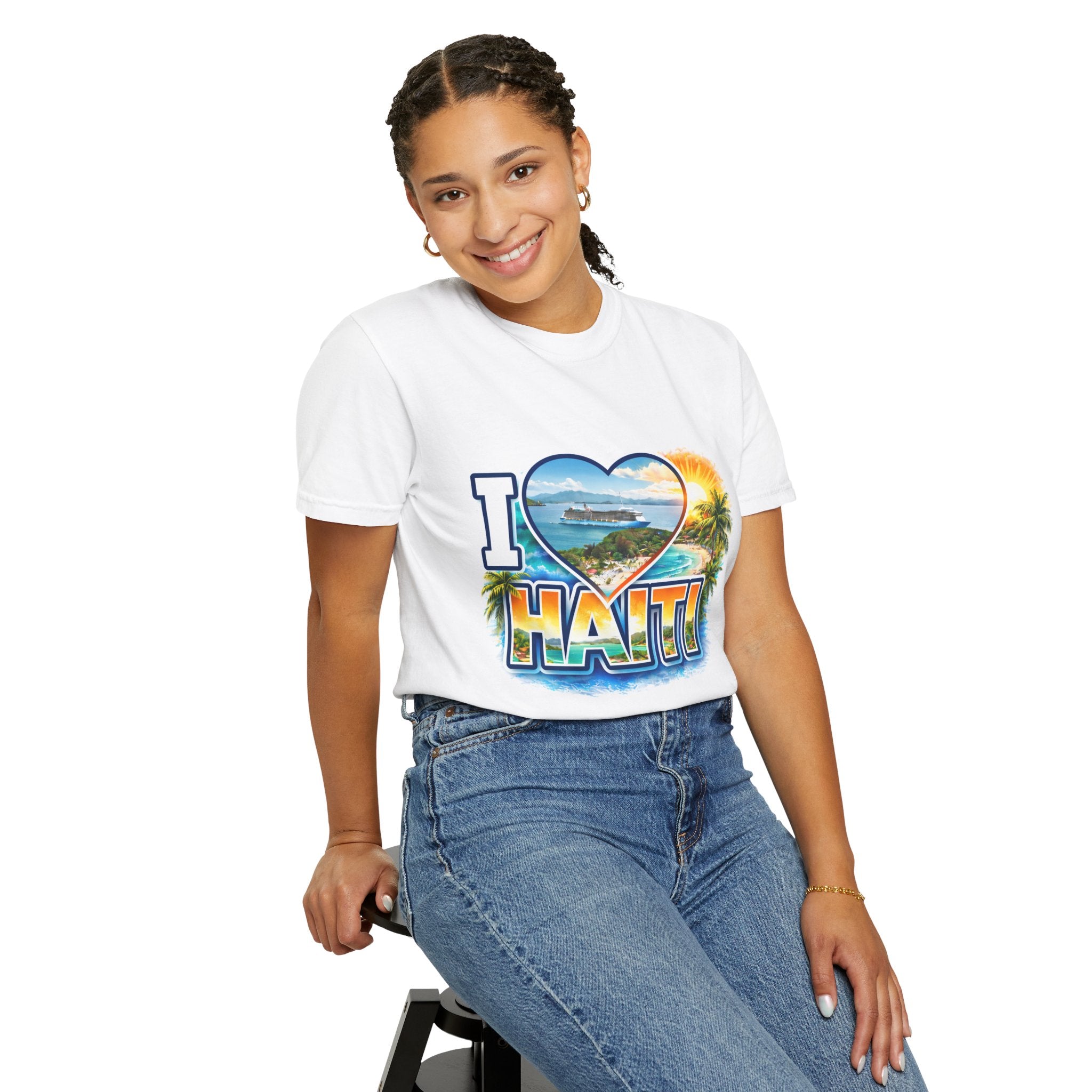 I Heart Haiti T-Shirt — Tropical Beach Vacation Souvenir
