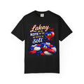 T-Shirt — "Lakay Se Pa Kote W Ye Se Kote W Soti" Haitian Pride Hearts